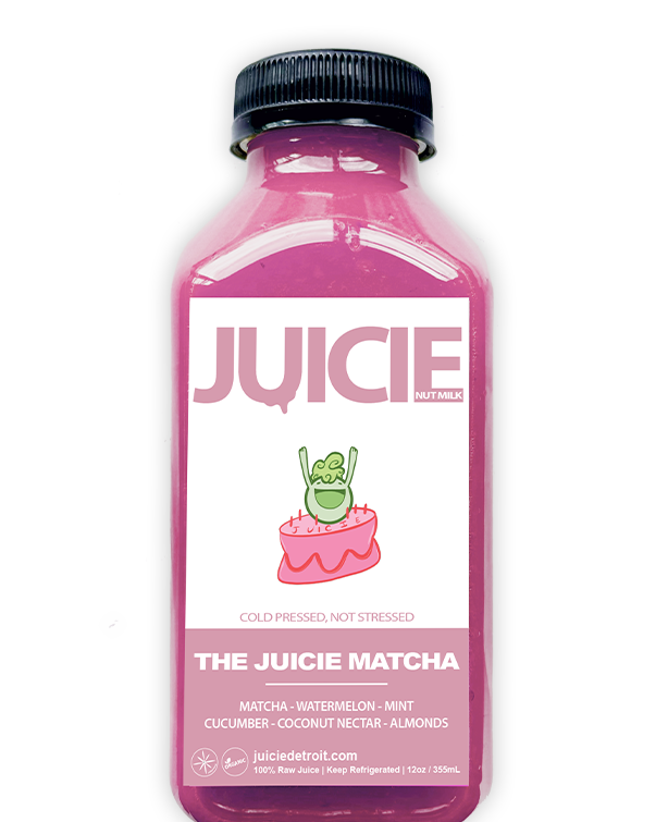 The JUICIE Matcha | Matcha, Watermelon, Cucumber, Mint, Coconut Nectar, Almonds